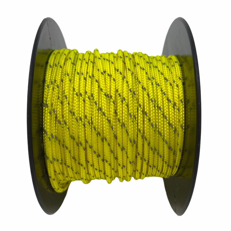 Seil für EM Keramik Halsband in der Farbe gelb reflektierend