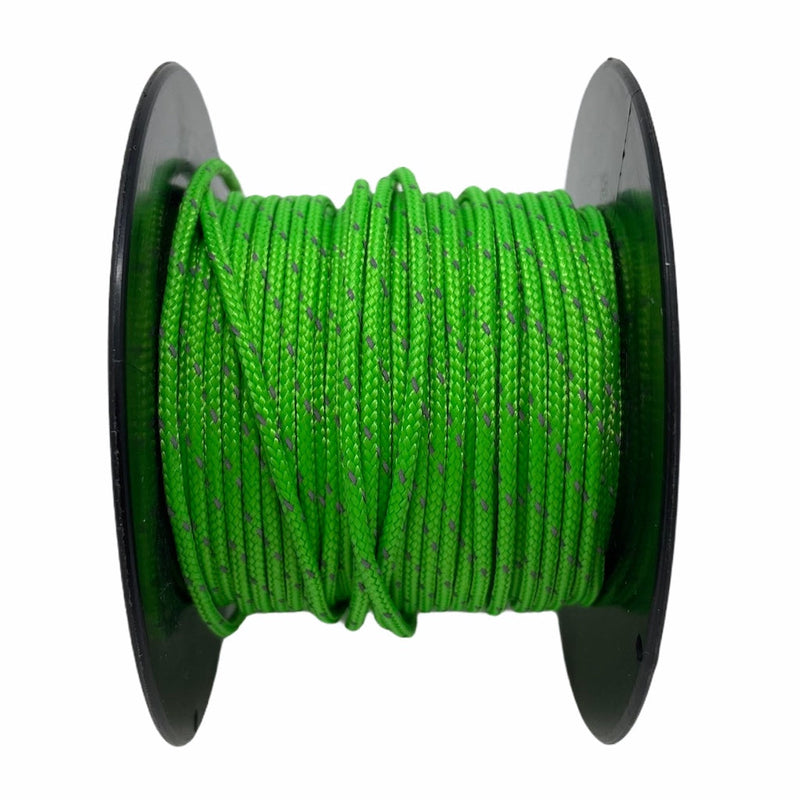 Seil für EM Keramik Halsband in der Farbe  grün reflektierend