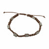 EM-Keramik Halsband aus 2mm Seil in braun
