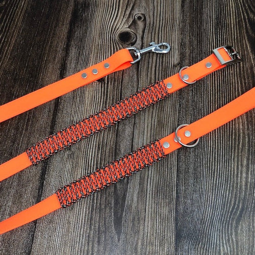 Hexa Neon Orange Set Halsband