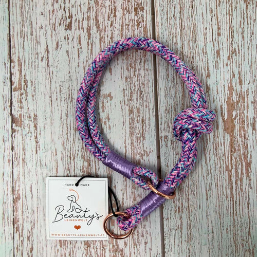 zugstopp pony lila halsband 